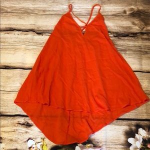 Orange Hi/Lo Top